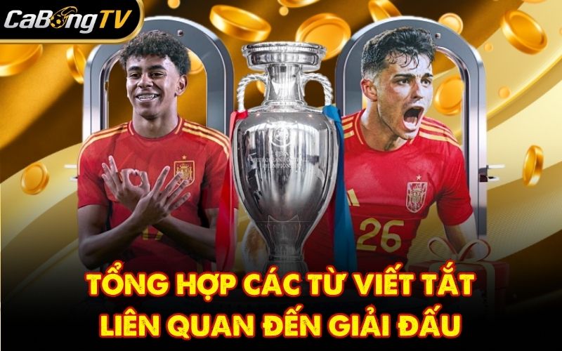 hợp các từ viết tắt liên quan đến giải đấu